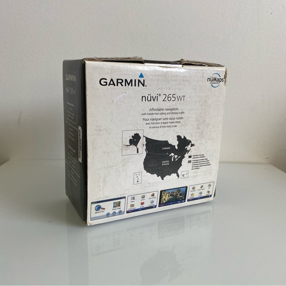 GARMIN NUVI 265WT GPS NAVIGATING SYSTEM GLOBAL POSITIONING 4.3" Screen - Picture 2 of 4